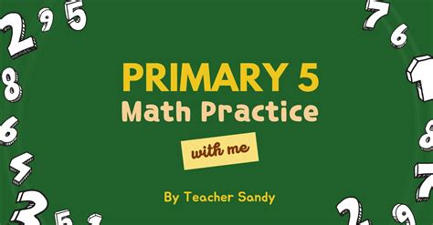 Image result for Primary 5 Math Tutorials
