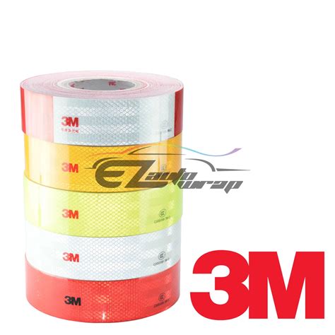 Buy 3M Diamond Grade White Red Conspicuity Tape 2 x 150 CE Approved ...
