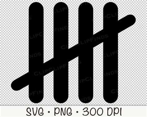 Tally Marks Clipart