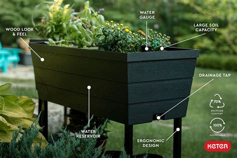 Keter Raised Garden Bed Self Watering: The Easiest Way To Grow A ...