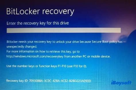 Image result for BitLocker Drive Encryption Recovery Key