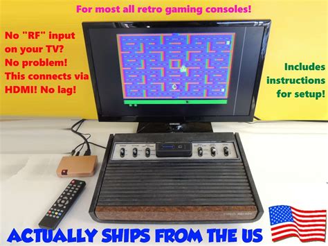 Buy HDMI TV Converter Box Adapter for Atari 2600 7800 Colecovision ...