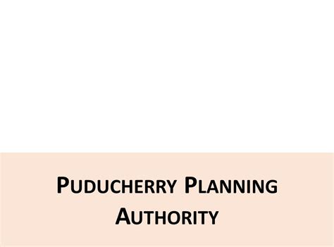 Job - G35 - Urban Planner (3 Positions) @ Puducherry Planning Authority ...