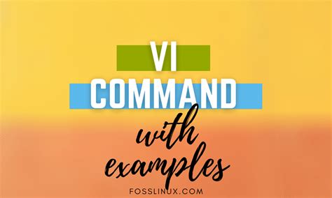 Vi Commands Tutorial 的图像结果
