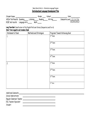 Fillable Online ILDP Template.docx Fax Email Print - pdfFiller