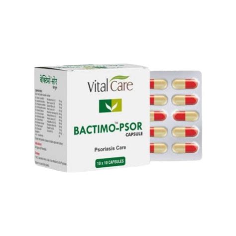 Buy Vital Care Bactimo-Psor Capsules - Uses, Benefits & Dosage