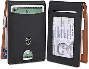 Buy TRAVANDO Money Clip Wallet Atlanta Mens Front Pocket Slim RFID ...
