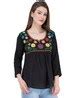 Buy Black Tops for Women by SAAKAA Online | Ajio.com