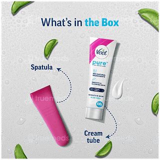Veet Pure For Sensitive Skin Hair Removal Cream 100 Gm - Uses, Side ...