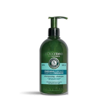 L'Occitane Oily Hair Purifying Freshness Shampoo, 500ml : Amazon.in: Beauty