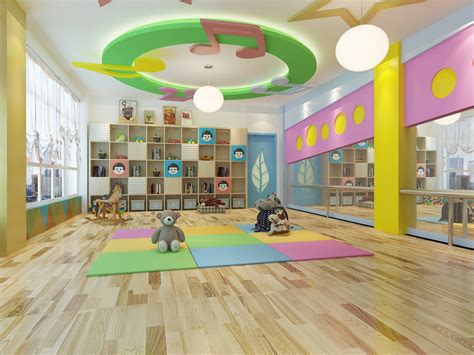 西乌旗幼儿园舞蹈室设计 – 设计本装修效果图