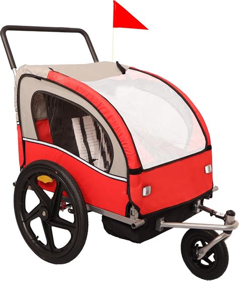 SLifet 2 Seat Kids Bike Trailer & Stroller, 2-in-1 Child India | Ubuy