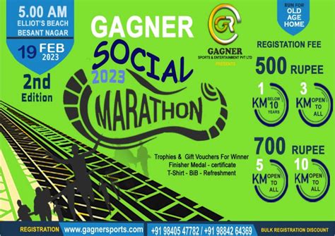 Gagner social marathon 2nd edition - Run for old age home, Besant Nagar ...