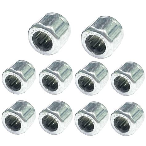 10Pcs One-Way Clutch Needle Bearings,HF081412 8x14x12mm Needle Roller ...