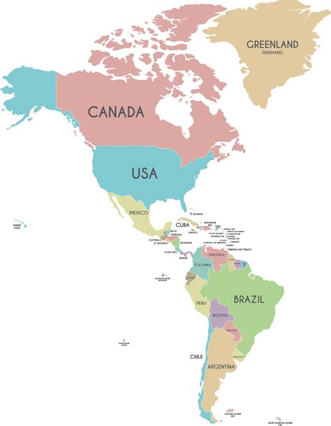 Image result for America Continente Mapa