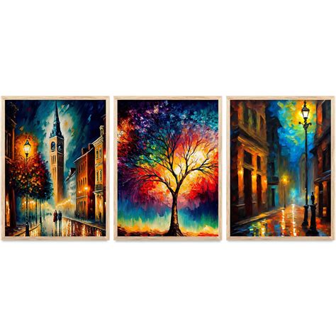 Modern Wall Art Paintings for Living Room - Wall Poster With frames ...