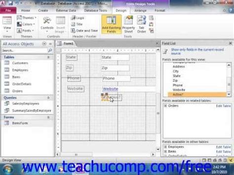Image result for Create Form in Design View
