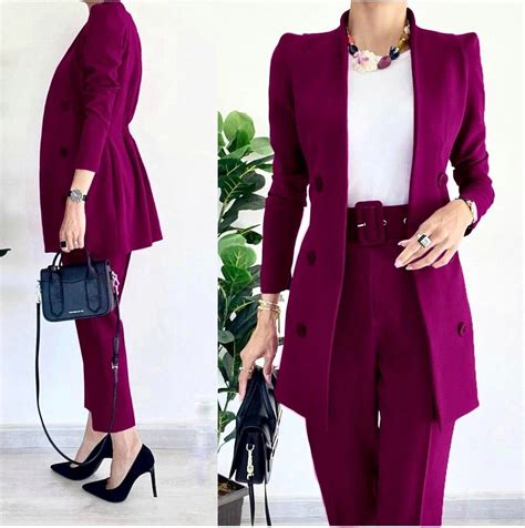 Pin on Beautiful Trouser Suit for Women | Suits for women, Modest ...