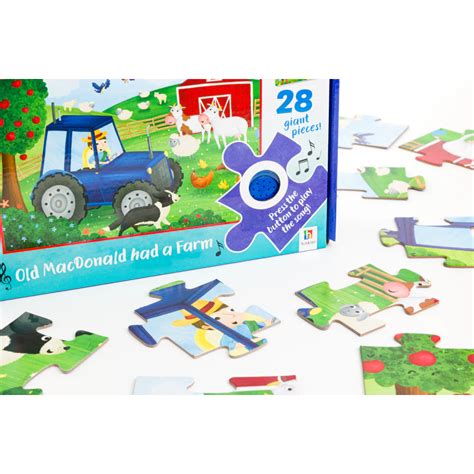 Musical Floor Puzzle with Sing-Along Book: Old MacDonald – Toy World
