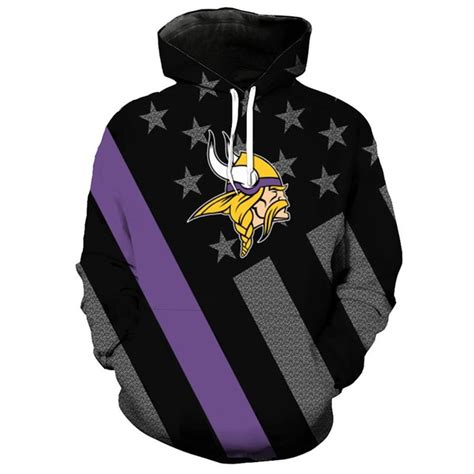 Minnesota Vikings 3D Printed Hoodie For Awesome Fans - Vikingsfanstore.com