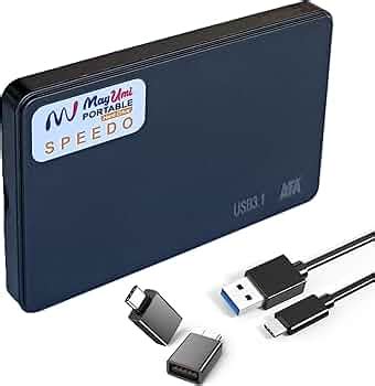 MAYUMI 2 in 1 Hi Speed Portable Hard Drive, Type-C and USB 3.1, Use it ...