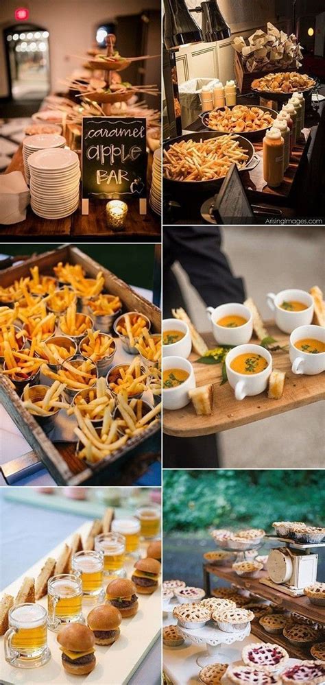 fall wedding food ideas on a budget