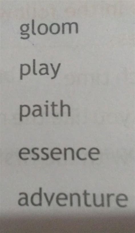 Make adjectives from the following words by adding one of these ...