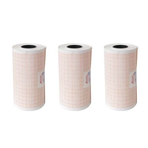 SKYTRENDS Ecg Graph Paper Roll Width 80Mm And Length 20Mtr | 80Mm X ...