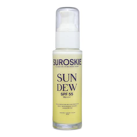 SUROSKIE SPF 55 pa++++ For UVA/B protection water & sweat resistant 80 ...