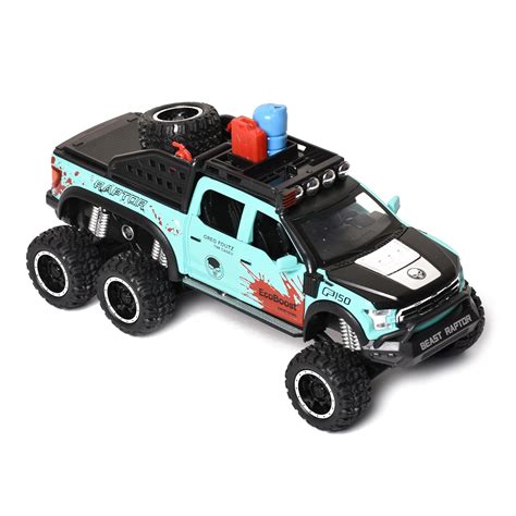 Braintastic F150 Raptor Diecast Spray Metal Model Pickup Car Truck with ...