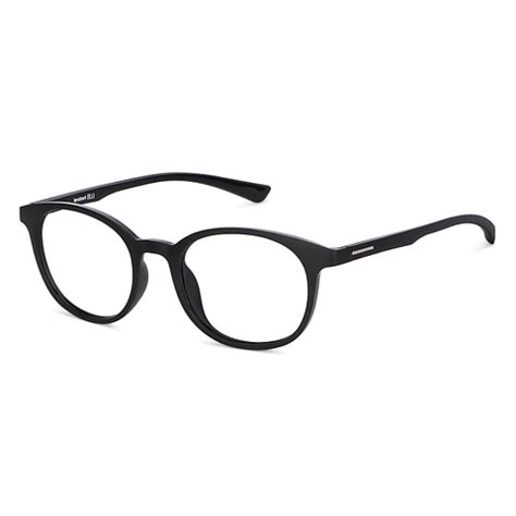 Buy Blue Block Zero Power Screen Glasses : Matte Black Full Rim Round ...