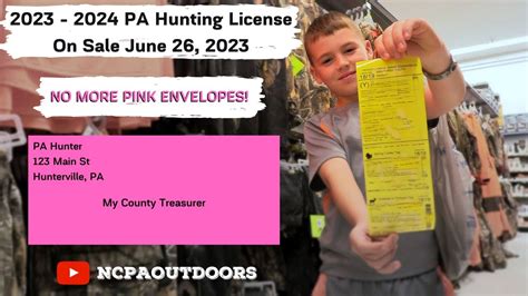 2024 PA HUNTING LICENSE & DOE TAGS ON SALE JUNE 26th! - YouTube