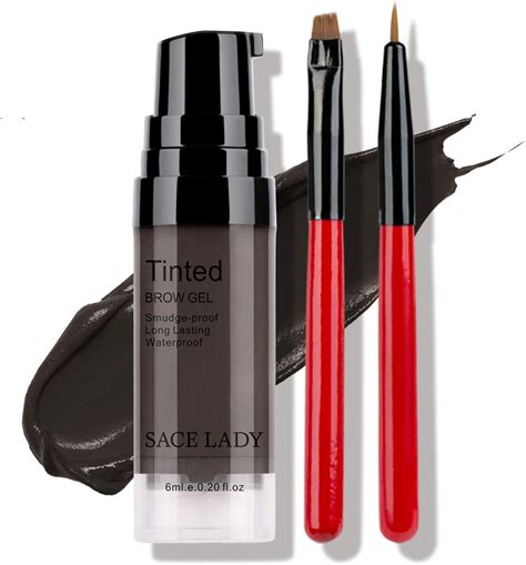 Amazon.com : Tinted Thickening Eyebrow Mascara with Two Eyebrow Brushes ...