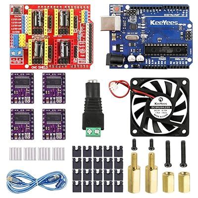 Buy KeeYees New 3D Printer CNC Kit with Tutorial Include CNC Shield V3 ...