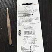GUBB Metal Flat Tip Tweezer for Women Eyebrows and Upper Lips, Silver ...