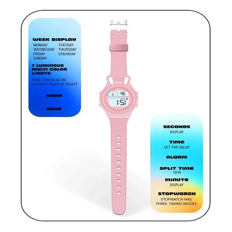 Spiky Spkeva26 Fun Digital Watch For Kids With Cute Animal — Toycra