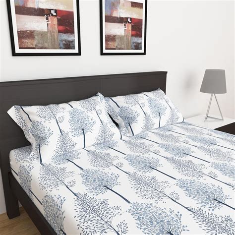 Buy Alaska Jersey 3-Pc. Printed Queen Size Fitted Bedsheet Set- 150 x ...