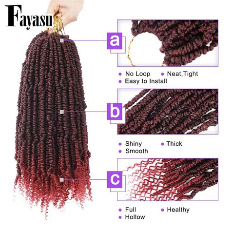 Fayasu Bomb Twist Hair Crochet Twist 7 Packs Spring Twist India | Ubuy