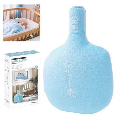 CHICWAY Baby Vibrating Soother, Baby Sleep Soother, Crib Vibrating Soother, 3 Vibration Modes ...