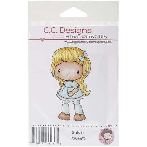 C.C. Designs Swiss Pixie Goldie Cling Stamp, 3.5 x 2" : Amazon.in ...