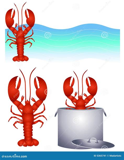 Red Lobster Clip Art and Logo Stock Illustration - Illustration of ...