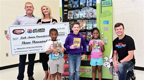 NASCAR Driver Erik Jones at Rocky Creek Elementary in Henry Co ...