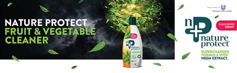 Nature Protect Disinfectant Fruit & Vegetable Wash | Kills 99.99% Germs ...