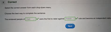 Select the correct answer from each drop-down menu. choose the best way ...
