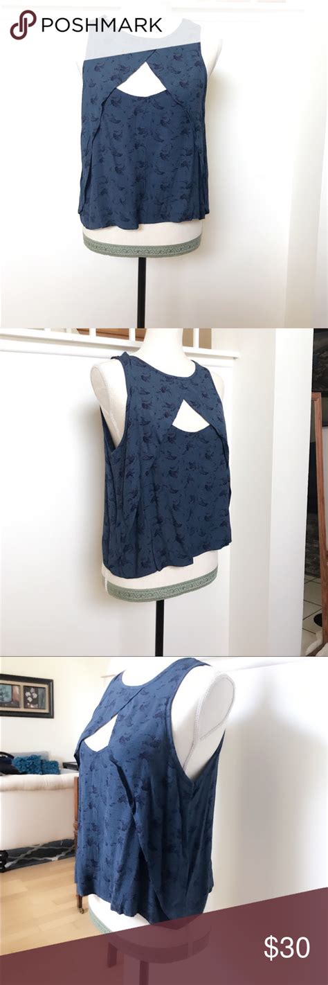 [Free People] Printed Look Through Top - Boho Chic Style