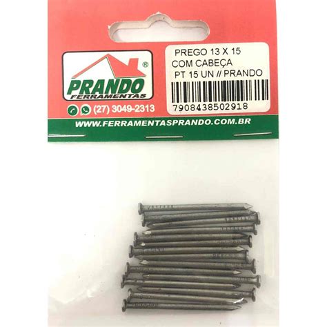 Prego 13 X 15 Com Cabeça - 15 UN Prando Prando Ferramentas - Envio ...