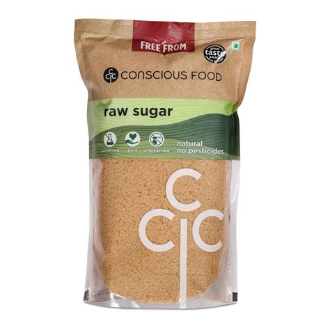 Conscious Food Natural Raw Sugar | 2 Kg | Unrefined & Unprocessed Raw ...
