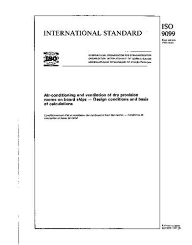 ISO 9099:1987, Air-conditioning and ventilation of dry provision rooms ...
