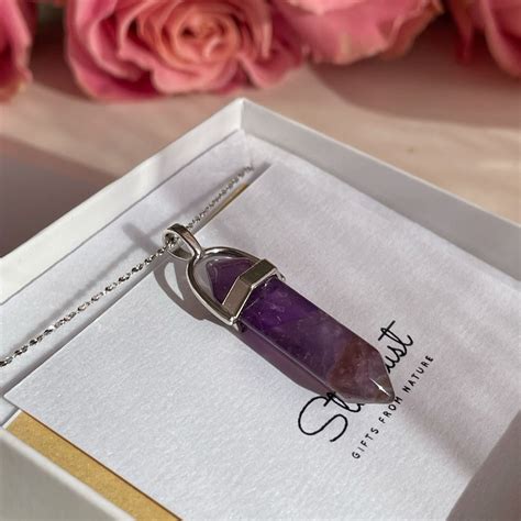 Amethyst Crystal Necklace