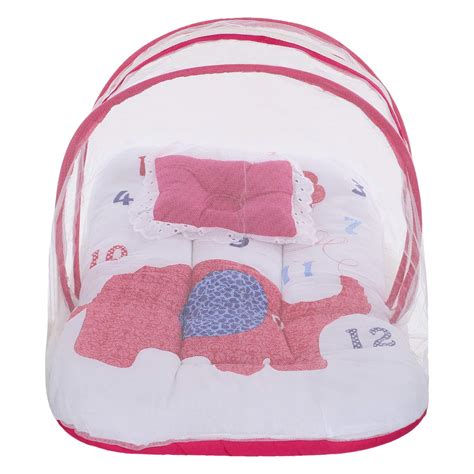 superminis Elephant Print Cotton Bedding Set Thick Base Foldable Blue ...